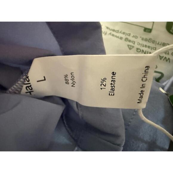 NWT Halara Zip Front Cropped Vest Active Top Blue Size Large - Picture 5 of 6